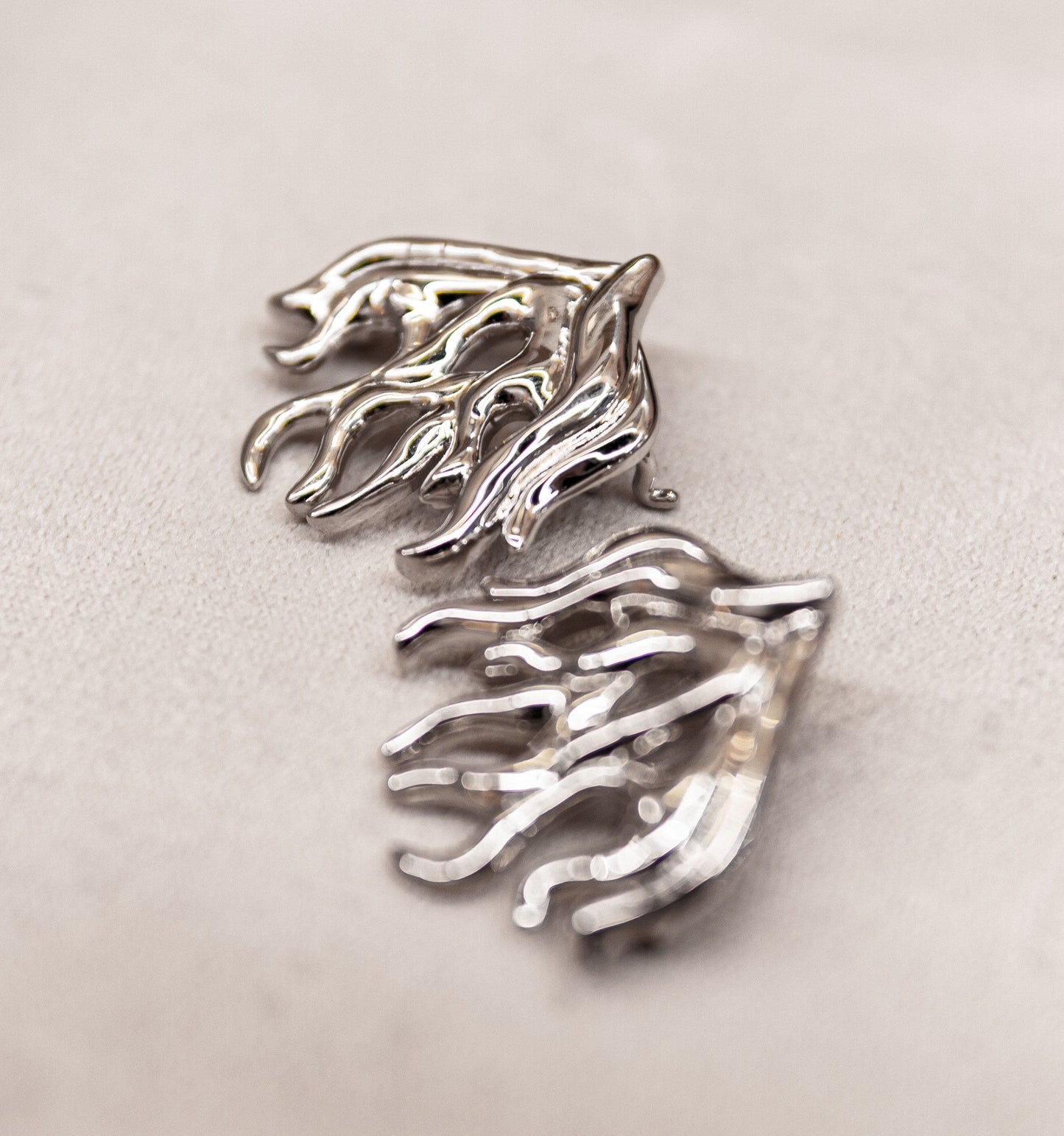 Feu de Camp Earrings (Without Base)